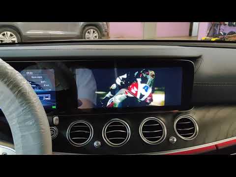 Видео: MERCEDES BENZ E (W213), Яндекс Навигатор и другие приложения на штатном мониторе