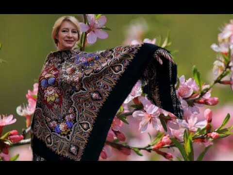 Видео: "Миндаль ", вид 20🌸🌸🌸Павловопосадские платки в Минске - Светлана