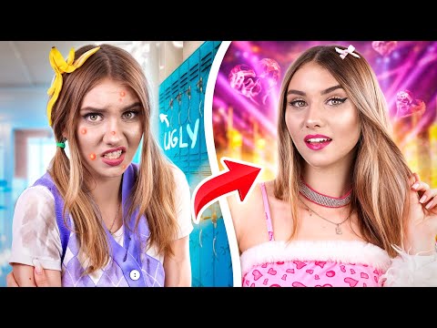 Видео: Из Ботанши в Красотку За Ночь! Как Начать Встречаться с Крашем Школы?