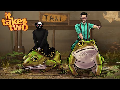 Видео: ГОНКИ НА ЖАБАХ И ШАШКИ ПО ОГОРОДУ :D ЖАБЫ-ТАКСИСТЫ В IT TAKES TWO (ПРОХОЖДЕНИЕ #10)