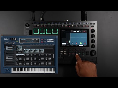 Видео: Akai MPC LIVE 3 (автономное приложение) и KORG TRITON Extreme (автономное приложение)