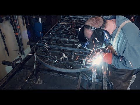 Видео: Изготовление кованых садовых ворот