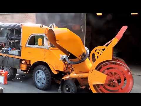 Видео: Король бездорожья. История Unimog. Фильм#4. Унимоги первых серий в снегу.