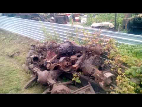 Видео: Маленький манипулятор на КрАЗ 255б.  (175)