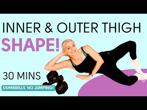Видео: 🔥 30-МИНУТНАЯ ФОРМУЛА БЕДЕР – Внешняя и внутренняя часть бедер | Гантели | Тонизирование и жжение 🔥
