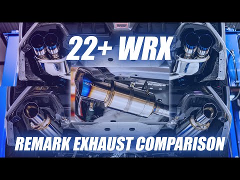 Видео: ЗАМЕЧАНИЕ - Сравнение выхлопных систем Cat-Back WRX 2022+