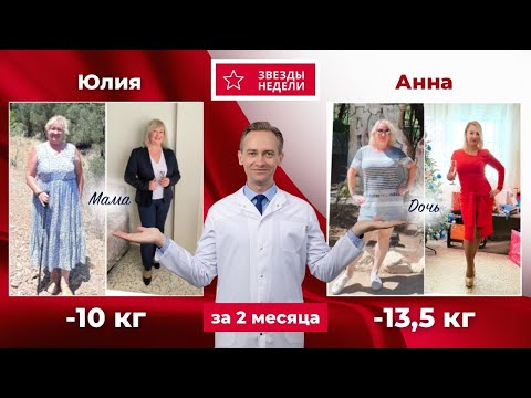 Видео: Юлия и Анна -23,5 кг на двоих за 2 месяца. Как худеть всей семьей?