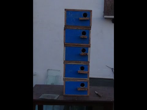 Видео: Гнездовые домики для попугаев.
