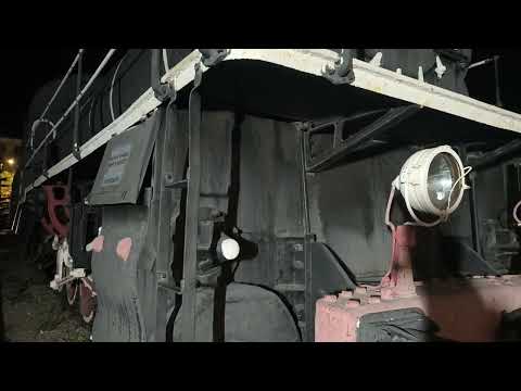 Видео: BR-4161 Шведский паровоз Эш-4161 на вокзальной площади в Астане 