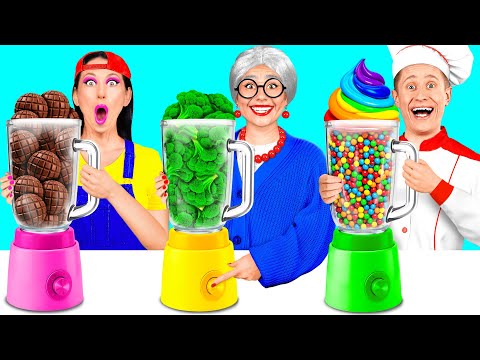 Видео: Кулинарный Челлендж: Я против Бабушки | Вкусные Рецепты от GoFun Challenge