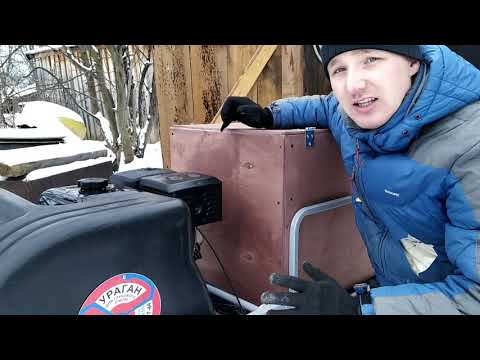 Видео: Изготовление кофра (ящика) для МОТОБУКСИРОВЩИКА УРАГАН за 500 р. Первый выезд, обкатка, впечатления