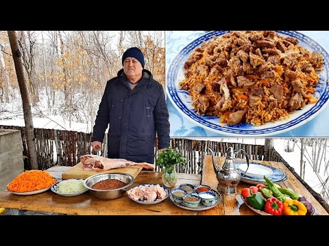 Видео: ТАДЖИКСКИЙ ЧАЙХАНСКИЙ ПЛОВ (Tajik "Chaikhani" Plov)