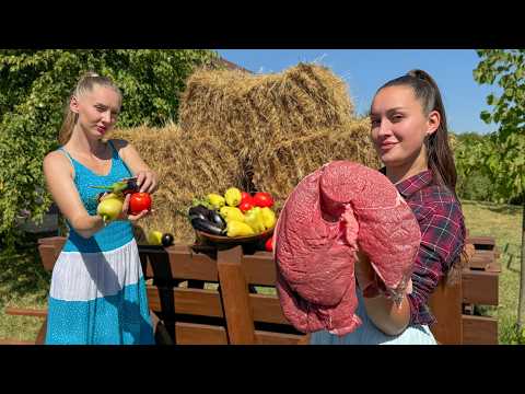 Видео: Вкуснейшая Деревенская Долма! Виноградные листья, Перец, Помидоры и Баклажаны