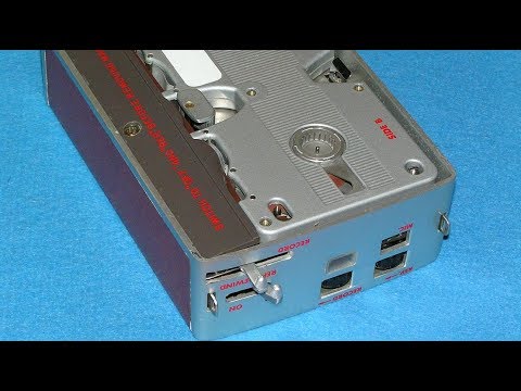 Видео: Dictaphone Dictet Recorder- кассетный диктофон 1957 года.