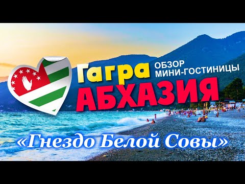 Видео: ГДЕ ОТДОХНУТЬ В ГАГРАХ? АБХАЗИЯ / ГАГРА / обзор мини-гостиницы «Гнездо Белой Совы»