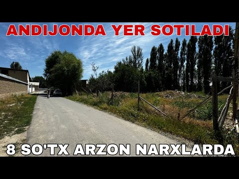 Видео: 17 МАРТ АНДИЖОН БОГИШАМОЛДА ЙЕР СОТИЛАДИ АРЗОН НАРХЛАРДА 8 СОТХ ЙЕР ХАММА КОРСИН