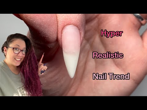 Видео: ГИПЕРРЕАЛИСТИЧНЫЕ НОГТИ с твёрдым гелем 🤔 Вирусный тренд TikTok 💅🏼 Плюс способ снятия твёрдого геля