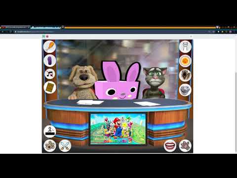 Видео: {Collabs} Новости Говорящего Тома и Бена в HD на Scratch