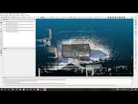 Видео: Cloud Compare сегментация облака точек Slam RS10