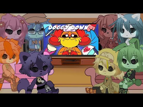 Видео: Улыбающиеся создания реагируют на Doggy Down ￼|Gacha Club|