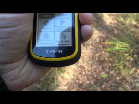 Видео: Garmin eTrex 10. Навигация в лесу.