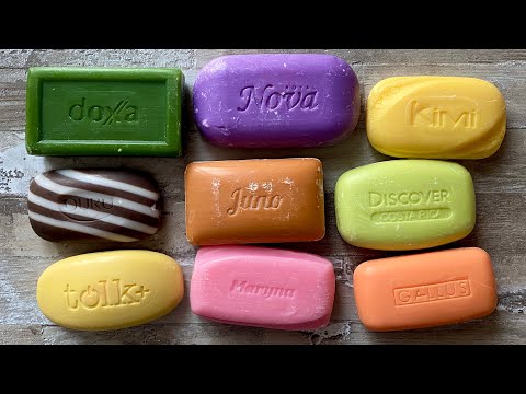 Видео: ASMR Soap cutting | Soap Carving|Резка мыла  | ASMR