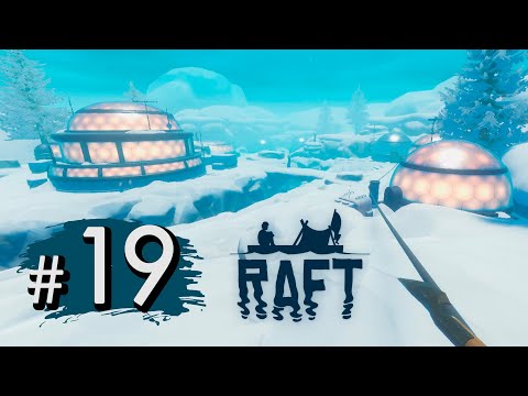 Видео: Зимний остров — Raft #19