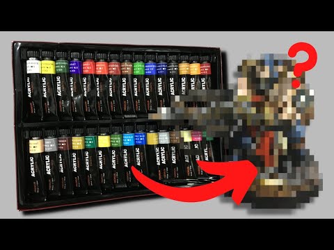 Видео: Покрасили Вархаммер недорогим набором акрила - вы удивитесь результату! | #warhammer  #aos #wh40k