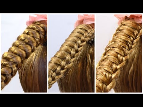 Видео: ТОП 3 - УЗЕЛКОВАЯ  коса ✿ 3 СПОСОБА плетения ✿ Уроки плетения кос #6 #LGH