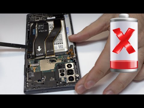 Видео: Замена аккумулятора Samsung Note 10 plus