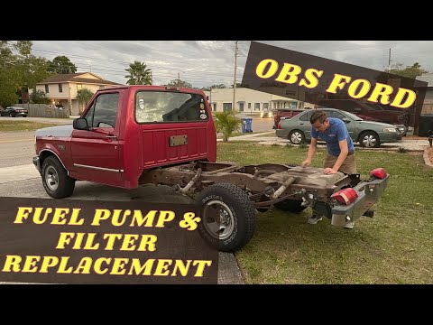 Видео: Замена топливных насосов и фильтров OBS Ford F-Series 92-97
