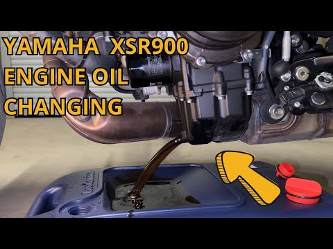 Видео: Замена моторного масла Yamaha XSR900