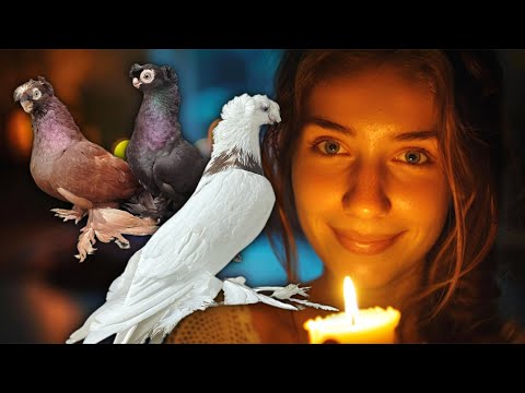 Видео: 7 Дней Взаперти на Голубятне! Двухчубые голуби. Tauben. Pigeons. Palomas. Pombos. 비둘기.