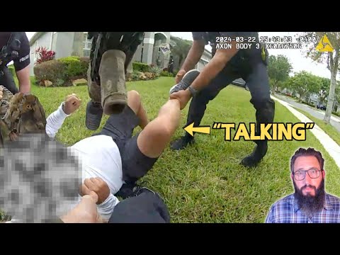 Видео: Армия полицейских появилась на лужайке 71-летнего мужчины, чтобы «поговорить»