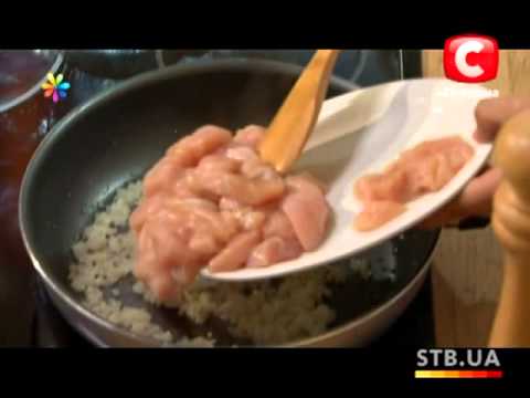 Видео: Как приготовить ризотто с курицей и грибами - Рецепт от Все буде добре - Выпуск 54 - 02.10.2012