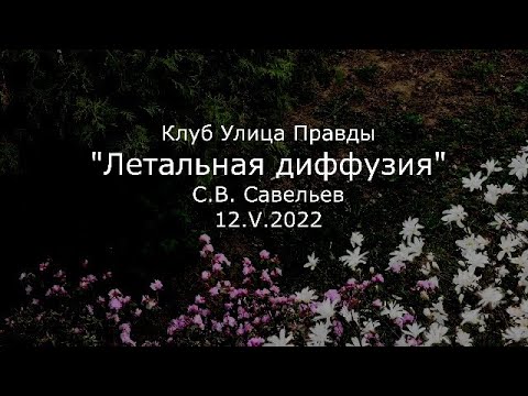 Видео: С.В. Савельев - Летальная диффузия