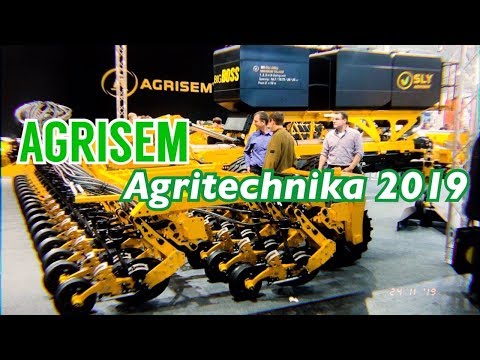 Видео: No-till сеялки Agrisem на Agritechnika 2019