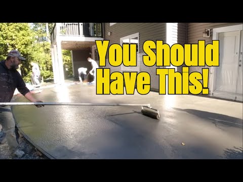 Видео: Секрет штамповки цветного бетона на заднем дворе