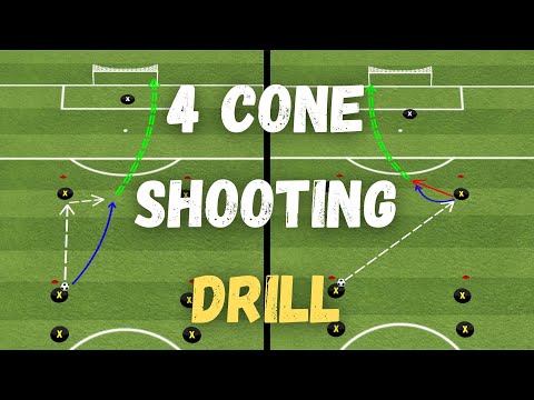 Видео: Тренировка по броскам по 4 конусам | Тренировки для тренеров юношеской футбольной команды