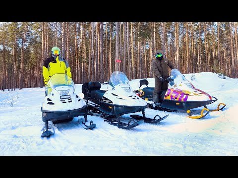 Видео: Тестируем снегоход Тайга Варяг 550. Катаем в подъем, по пухляку, просто жжем!