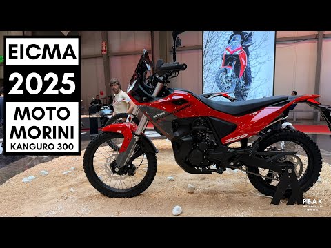 Видео: EICMA 2025: Мото Морини Кангуро 300