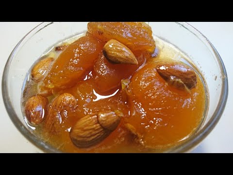 Видео: Абрикосовое варенье с миндалем / варенье с орехами