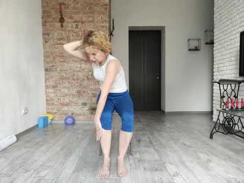 Видео: "Пилатес на стуле  (Помоги себе сам)"