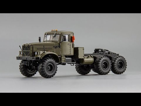 Видео: КрАЗ-255В седельный тягач | Автоистория / Start Scale Models - SSM | Обзор масштабной модели 1:43