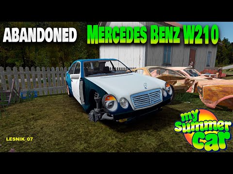 Видео: ВОССТАНОВЛЕНИЕ БРОШЕННОГО МЕРСЕДЕСА W210  I My Summer Car