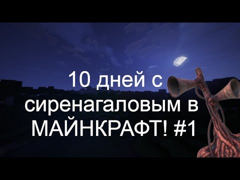 Видео: 10 дней с сиренагаловым в майнкрафт #1 (FinEx!?Boom!)