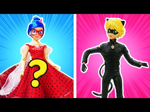 Видео: Маринетт отправляется на бал! 👗😍 Куклы Леди Баг и плюшевые игрушки Квами Miraculous