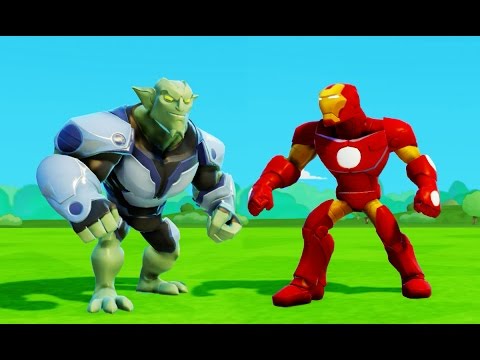 Видео: Железный человек VS Зелёный Гоблин и Тачки Машинки Дисней Iron Man VS Green Goblin & Disney Cars