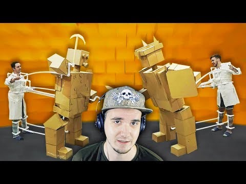 Видео: МАМИКС ► ТУРНИР ПО БОЯМ НА ГОРИЗОНТАЛЬНЫХ МАРИОНЕТКАХ ИЗ КАРТОНА ( It's Mamix ) | Реакция