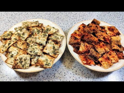 Видео: ЧИПСЫ ИЗ ЛАВАША - быстрая закуска к пиву